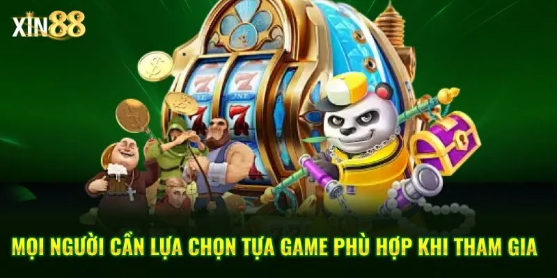 Người chơi có thể dễ dàng chọn lựa các trò chơi phù hợp với sở thích Người chơi có thể dễ dàng chọn lựa các trò chơi phù hợp với sở thích